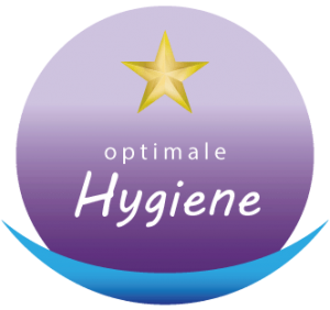 Logo ein Stern von 5 Sterne Qualität optimale Hygiene