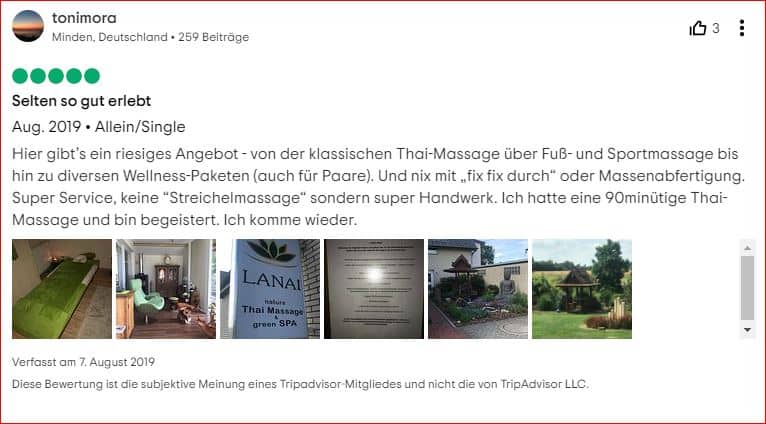 Rezension Lanai Spa Toni TripAdvisor